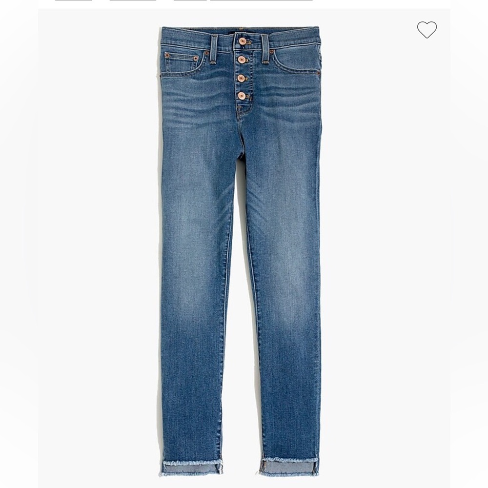 J.Crew Factory 10" highest-rise jean with button fly